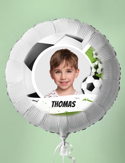 Balão de alumínio personalizável Futebol 50 cm