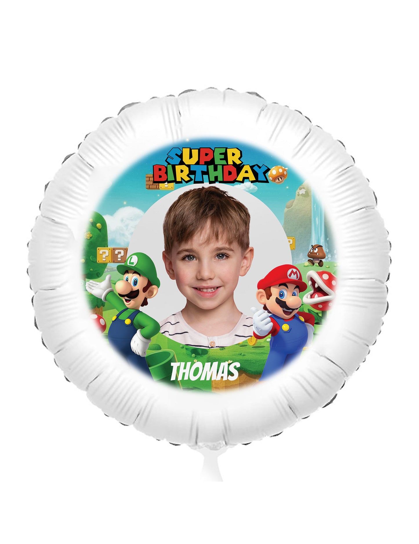 Balão de alumínio personalizável Mario 50 cm