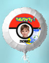 Balão de alumínio personalizável Poké Ball 50 cm