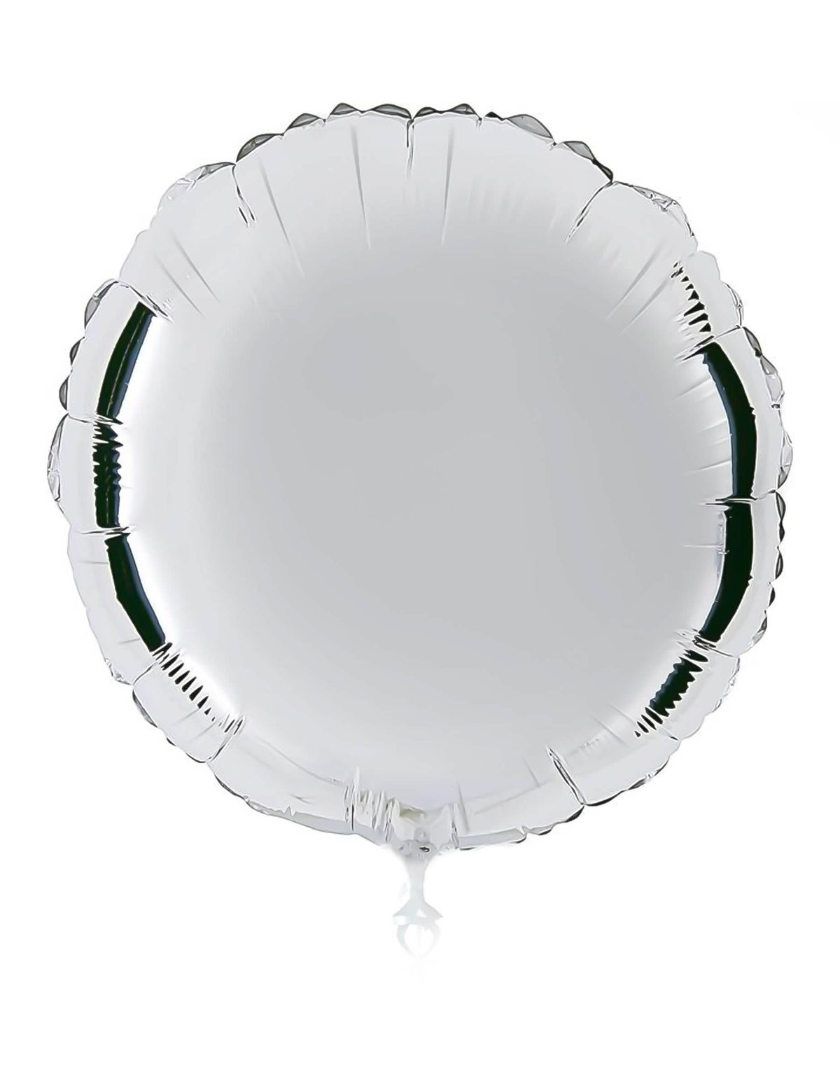 Balão de alumínio personalizável em branco 50 cm