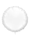 Balão de alumínio personalizável em branco 50 cm