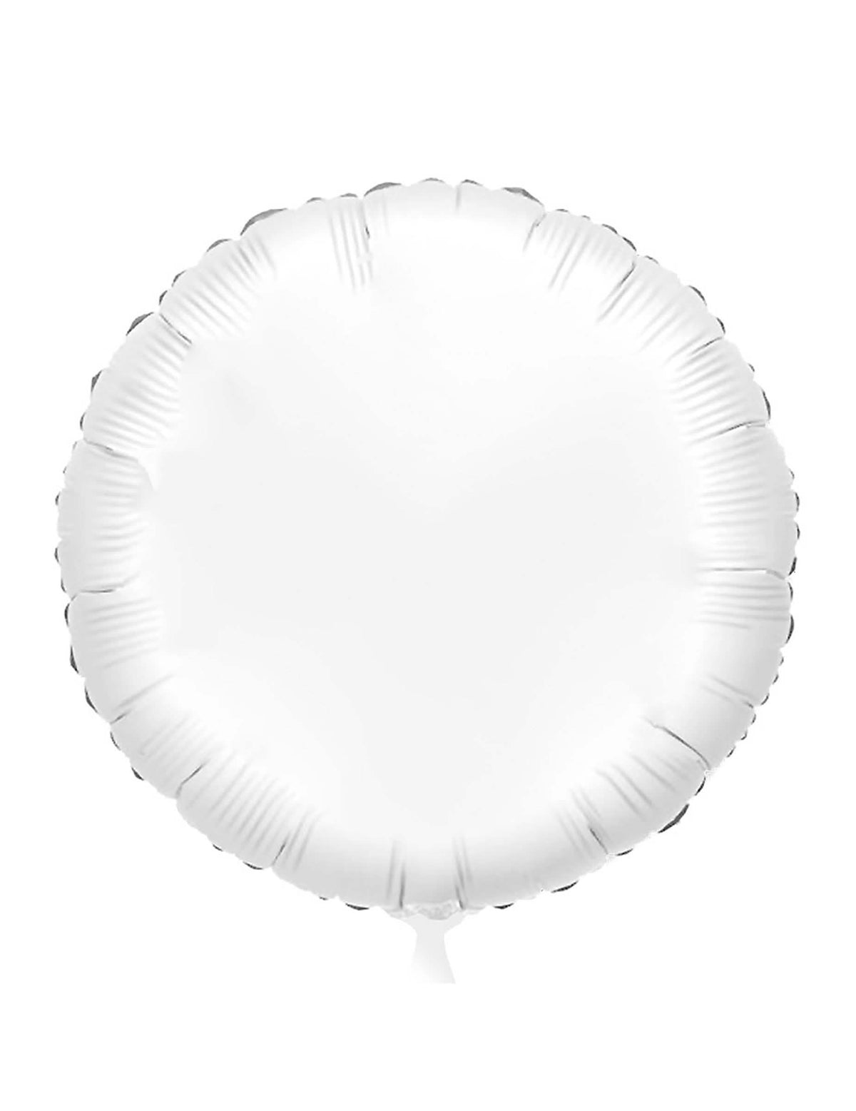 Balão de alumínio personalizável em branco 50 cm