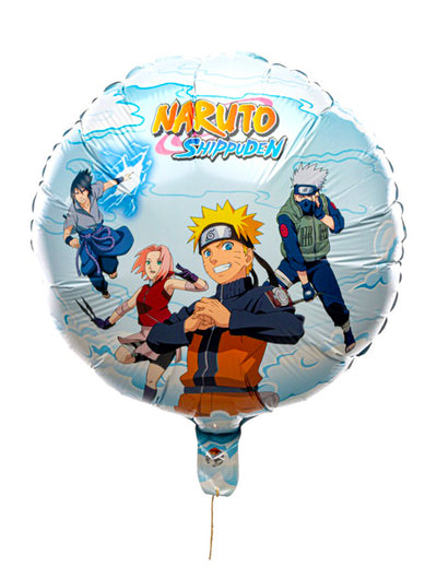 Balão de alumínio redondo Naruto Shippuden™ 43 cm