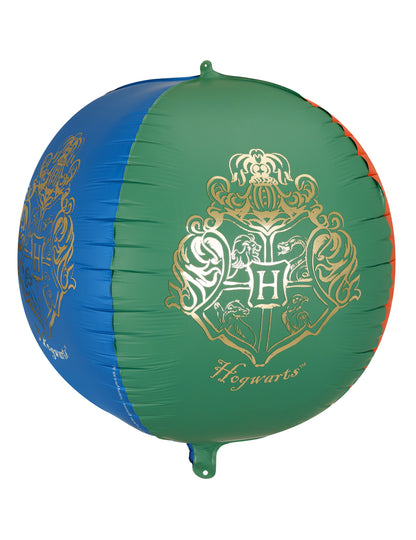 Ballon aluminium sphère Harry Potter™ Blason de Poudlard 50 cm