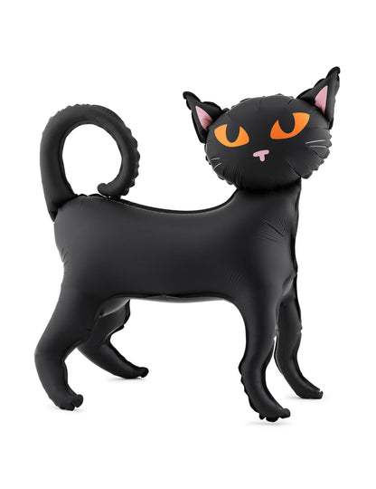 Balão de alumínio de pé Gato preto 45 x 48 cm