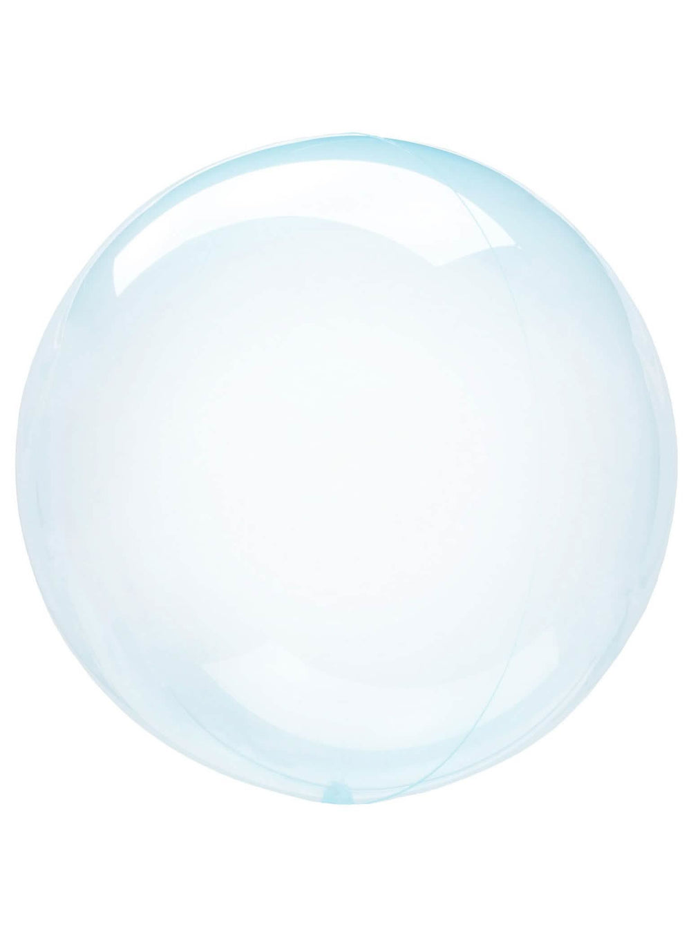 Ballon bulle cristal pour fête bleu