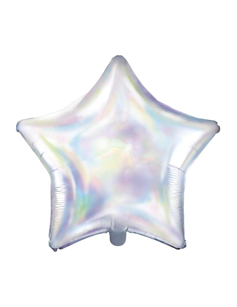 Ballon en aluminium étoile iridescente