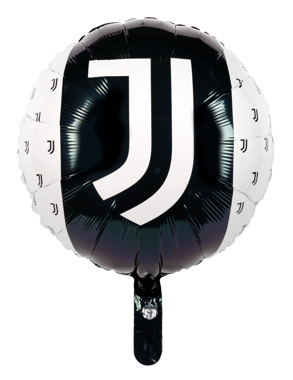 Vista frontal do balão de alumínio Juventus™