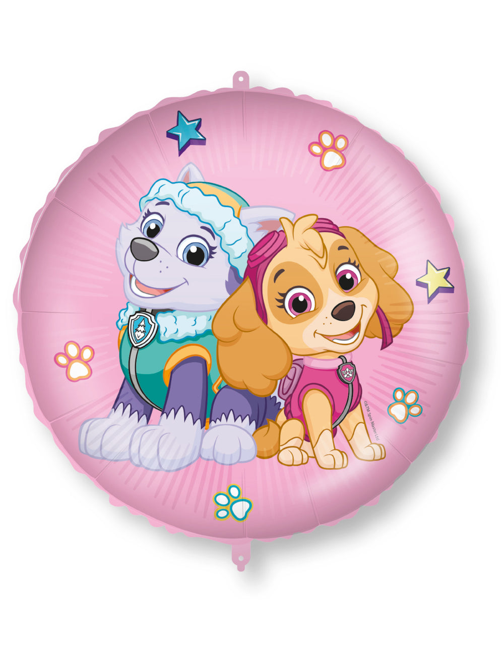 Ballon en aluminium Stella et Everest pour enfant rose