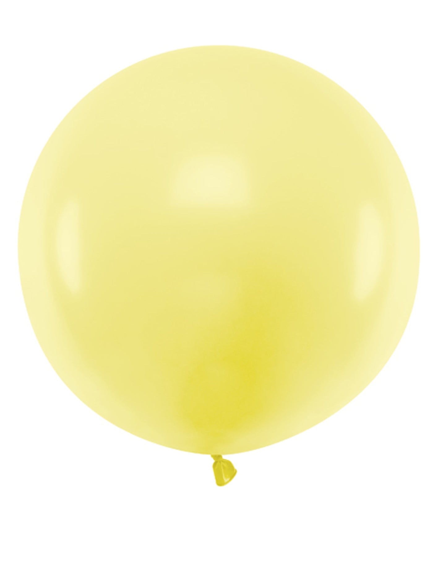 Ballon en latex géant jaune