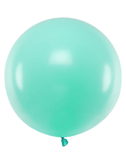Balão gigante de látex cor de menta