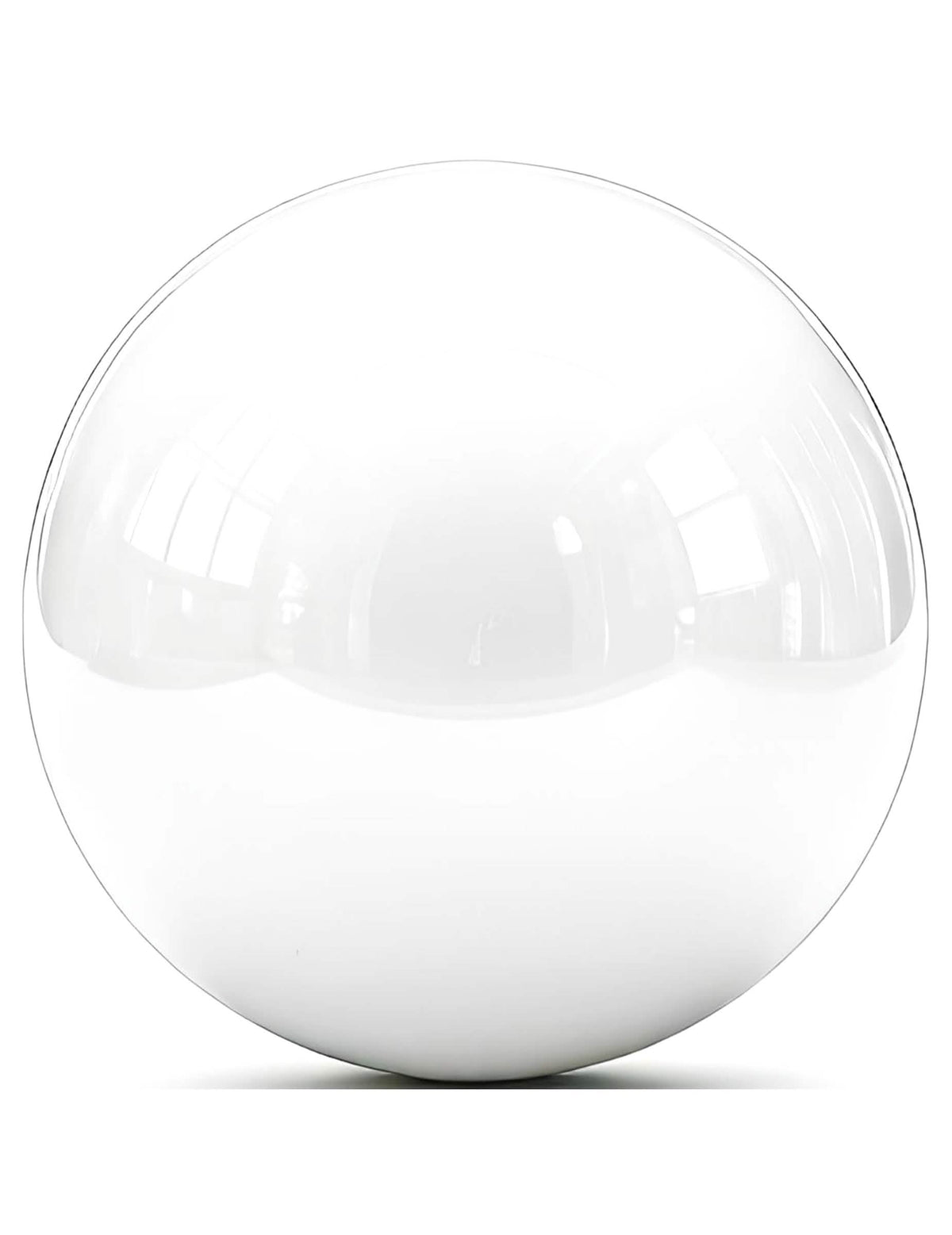 Balão gigante bola de espelho branco 200 cm