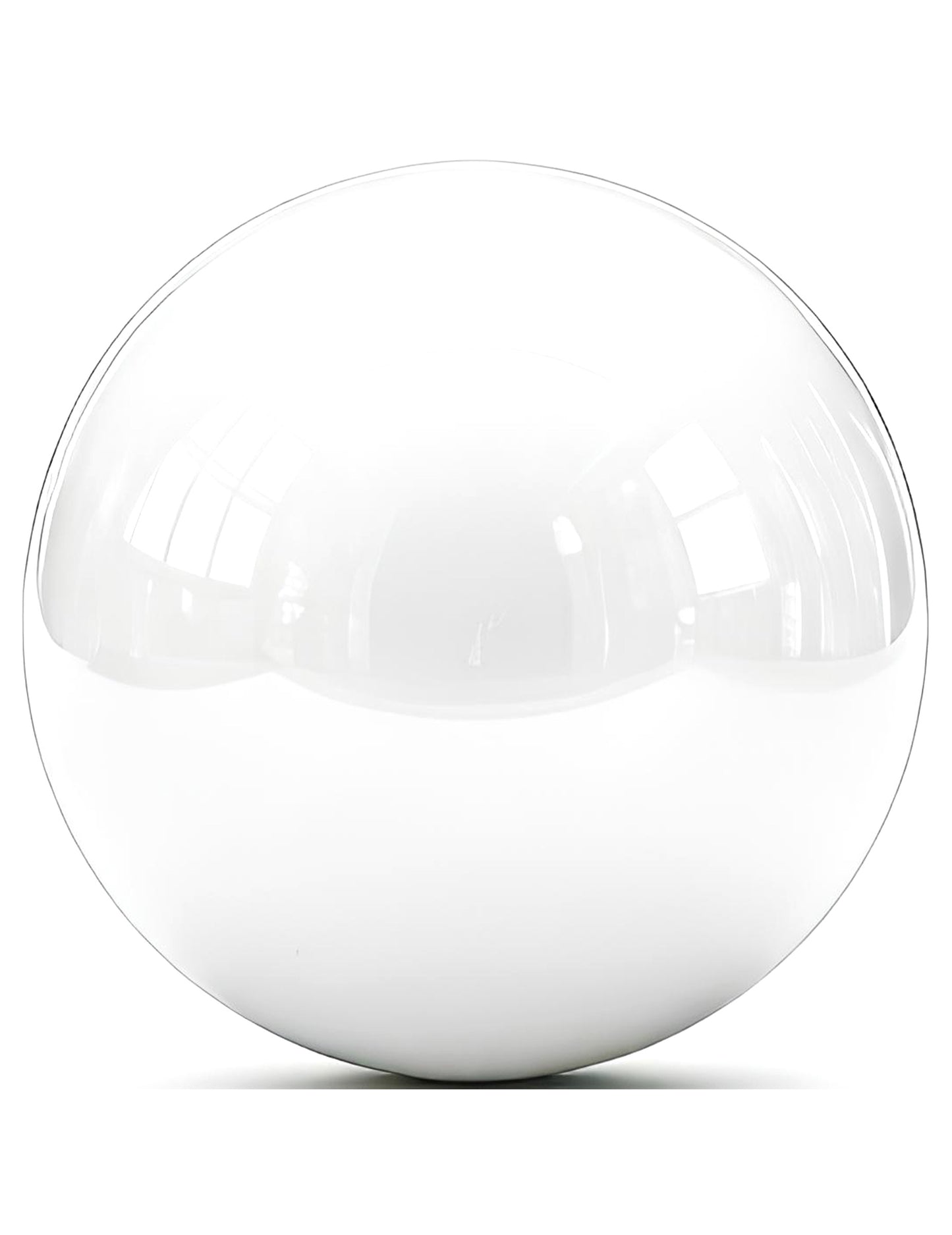 Balão gigante bola de espelho branco 200 cm