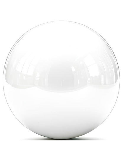 Balão gigante bola de espelho branco 200 cm