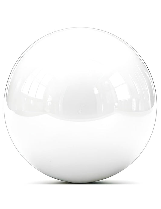 Balão gigante bola de espelho branco 200 cm
