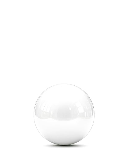 Balão gigante bola de espelhos branco 80 cm