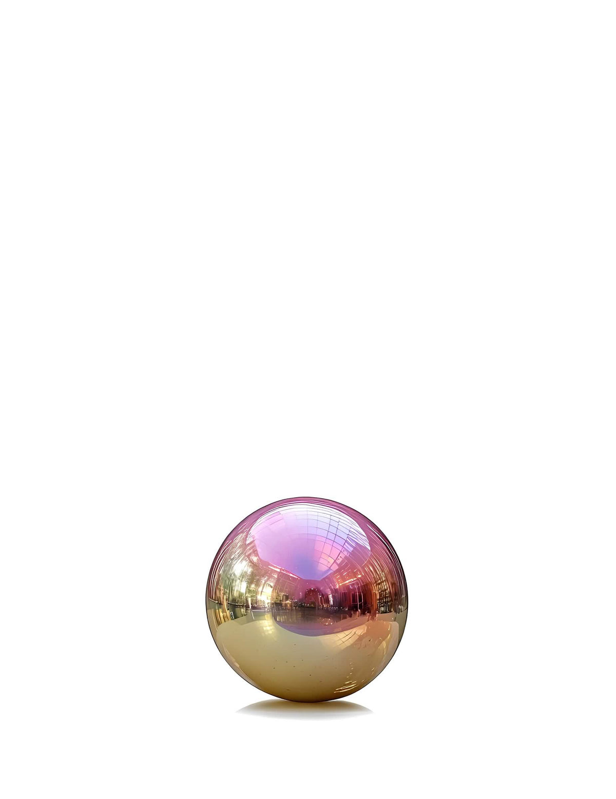 Balão gigante bola de espelho iridescente 60 cm