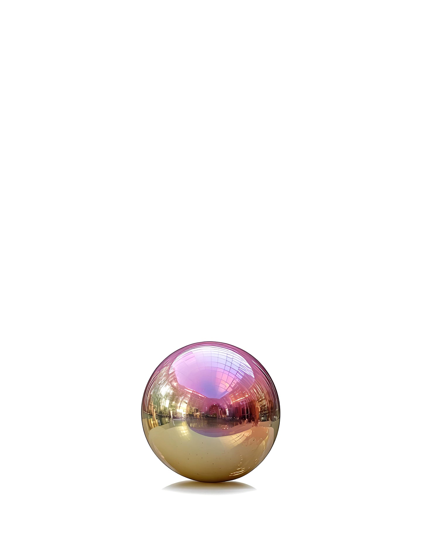 Balão gigante bola de espelho iridescente 60 cm