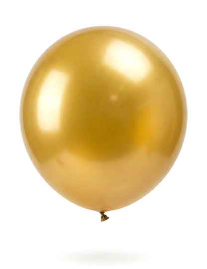 Balão gigante em látex para festa dourado