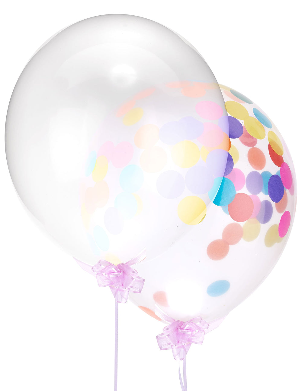 Ballon en latex transparent géant pour fête à garnir de confettis multicolores
