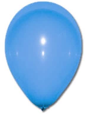 100 balões de festa para decoração azul