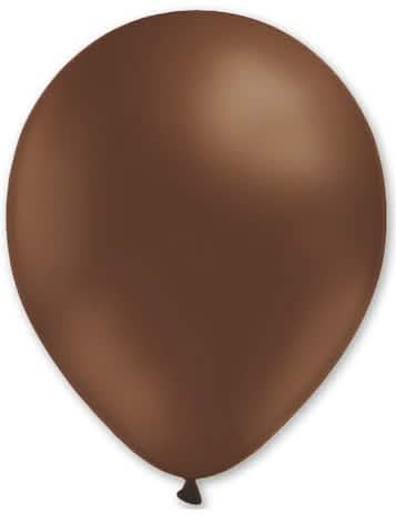 Balão de festa castanho