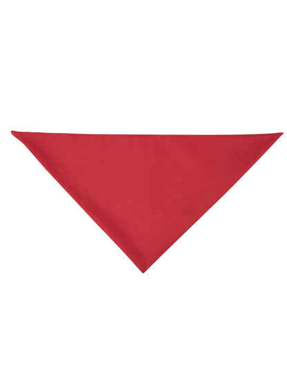 Vue à plat du bandana féria