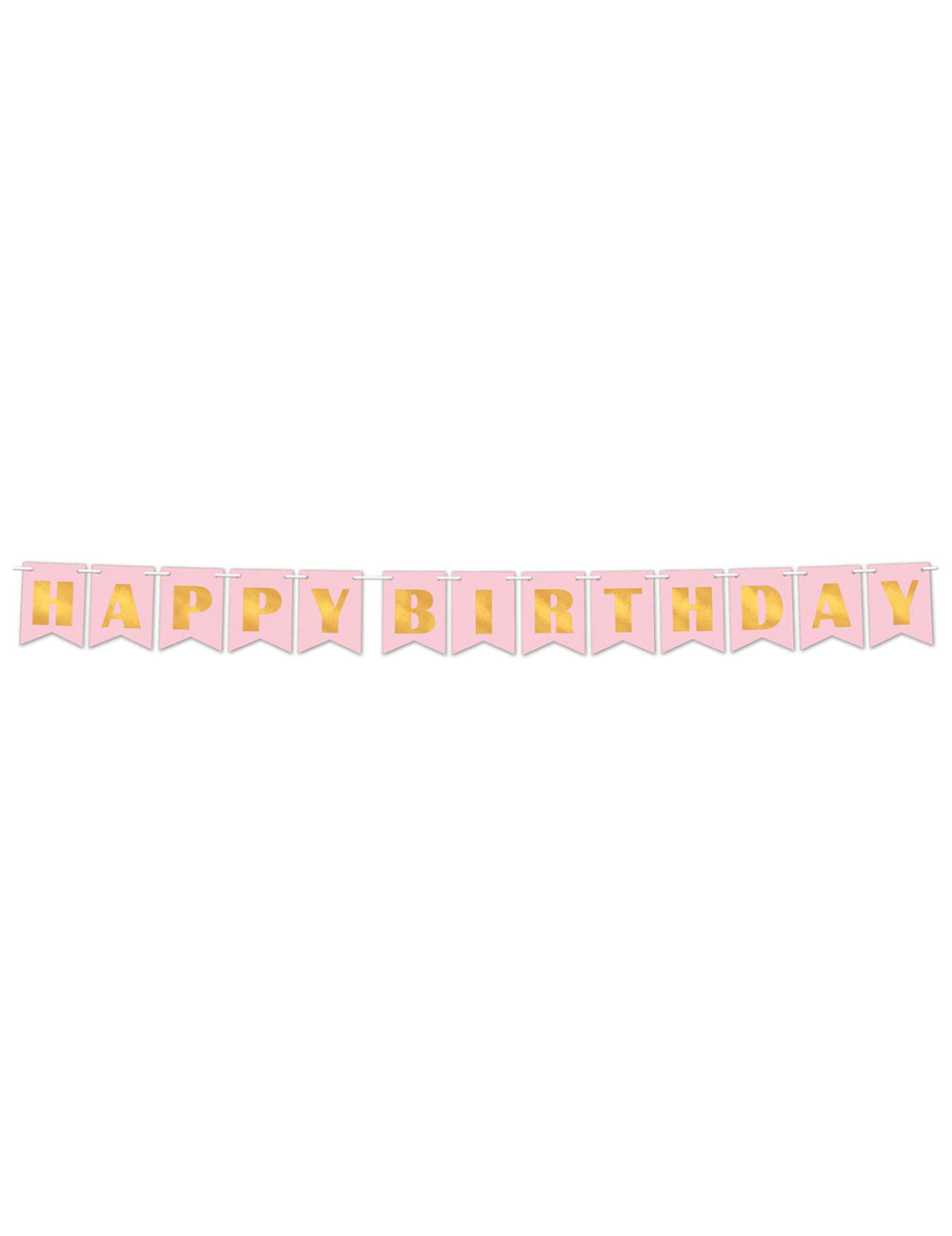 Vue d'ensemble de la bannière en papier happy birthday pour anniversaire