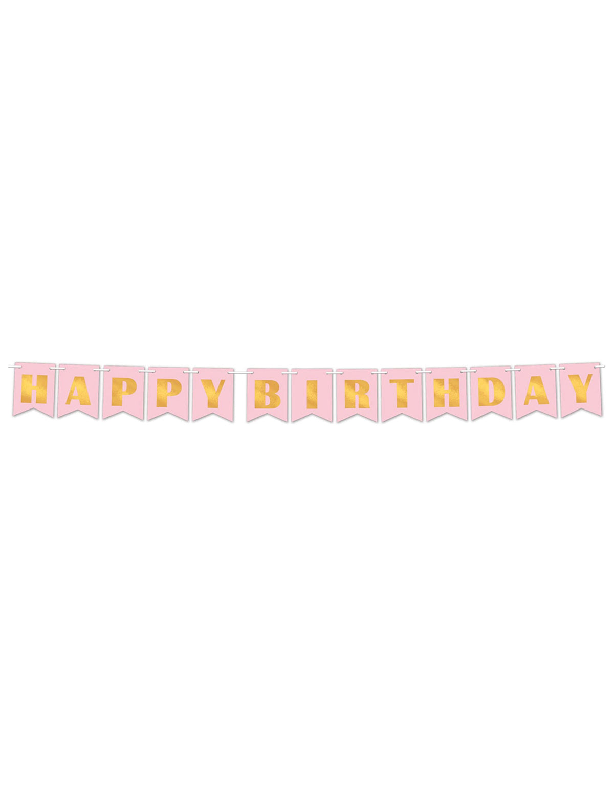 Vue d'ensemble de la bannière en papier happy birthday pour anniversaire