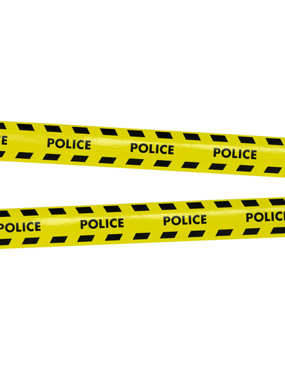 Détail de la répétition du motif de la bannière Police