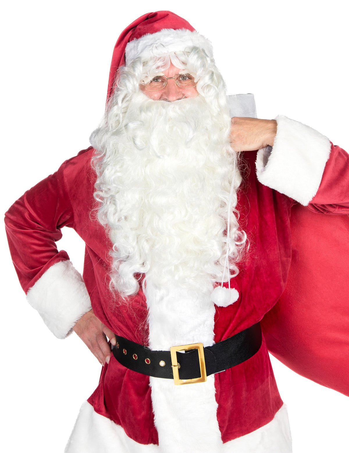 Mise en situation de la barbe de Père Noël