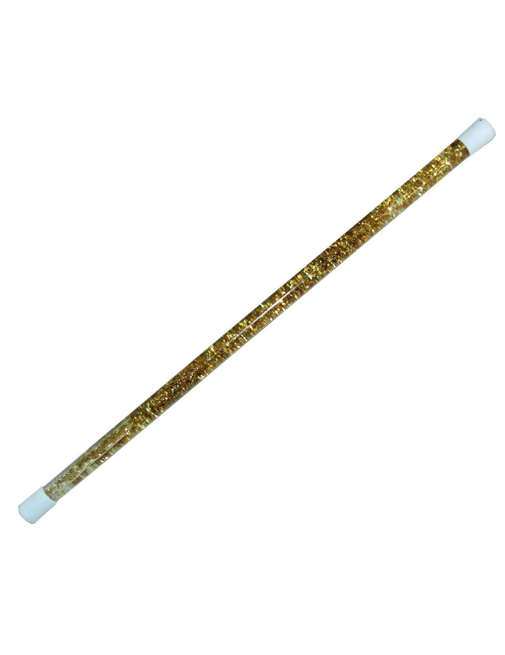 Bastão de majorete dourado com lantejoulas para criança