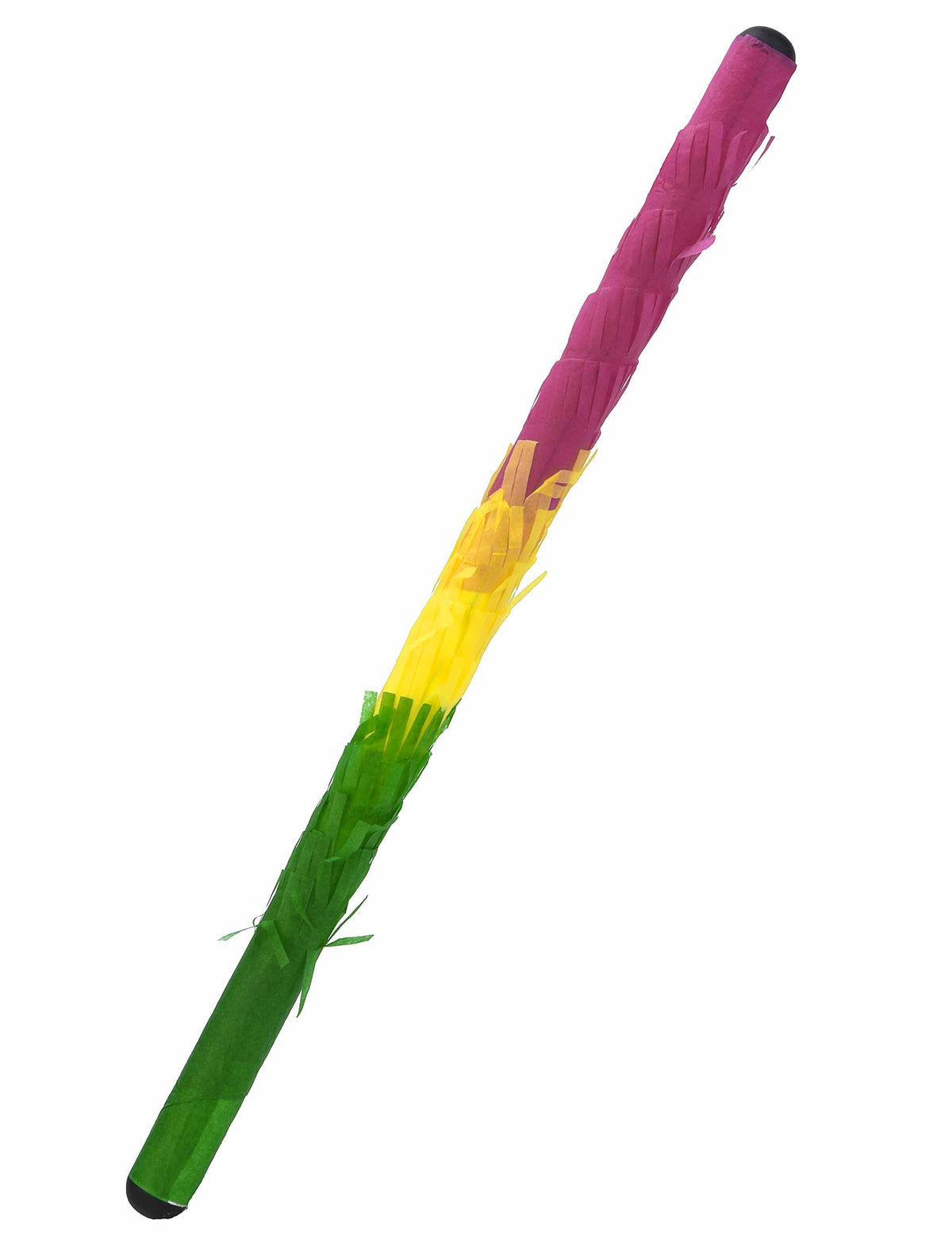 Bâton piñata multicolore pour fête rose jaune et vert en plastique rigide