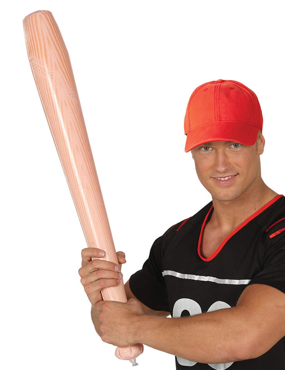 Taco de basebol carry me para adulto aspeto de madeira natural