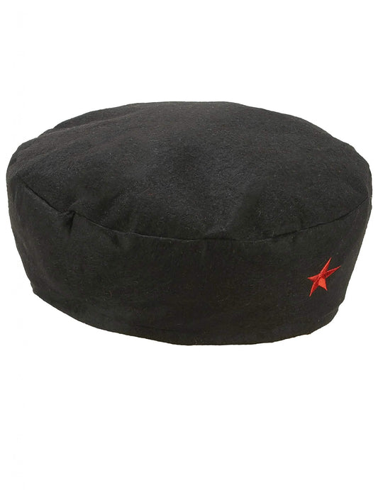 Vista de perfil da boina Che Guevara