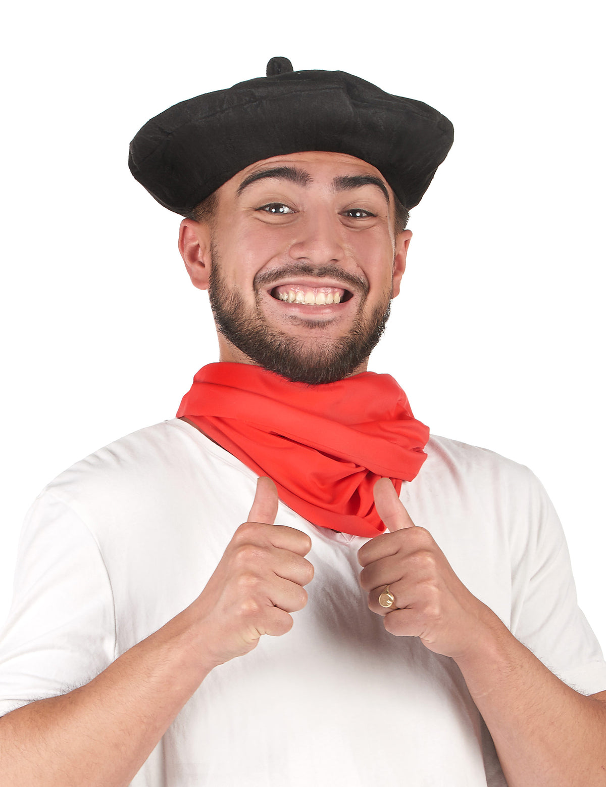 Béret traditionnel pour adulte noir