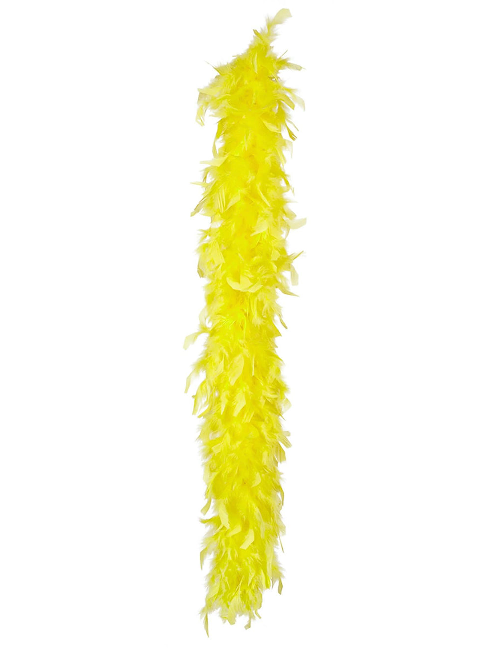 Vue d'ensemble du boa jaune fluo pour femme 50 g
