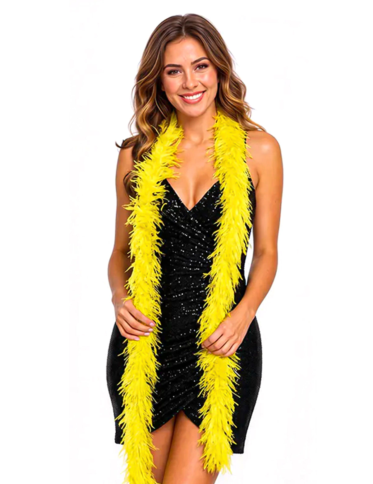 Boa de pelo amarelo 60g
