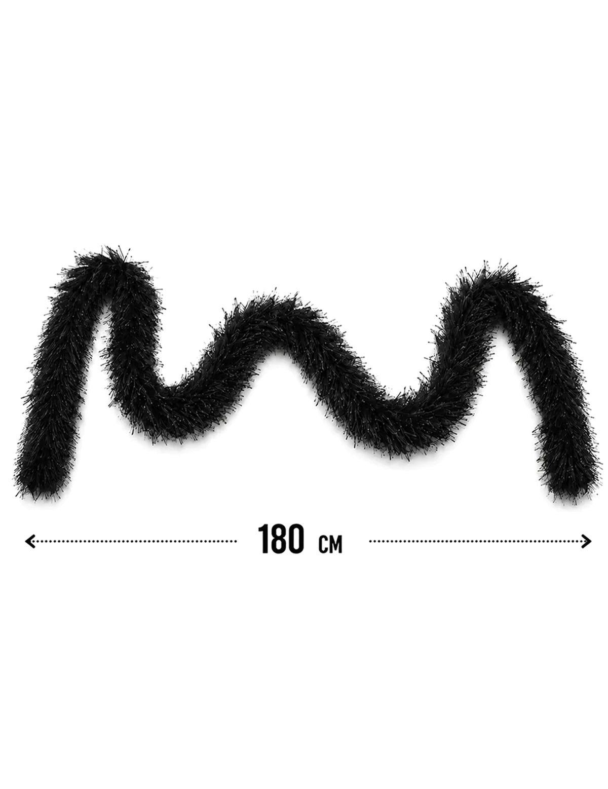 Boa de pelos pretos 60g