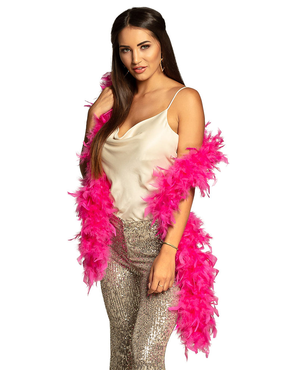 Boa rose fluo UV pour femme 50 g