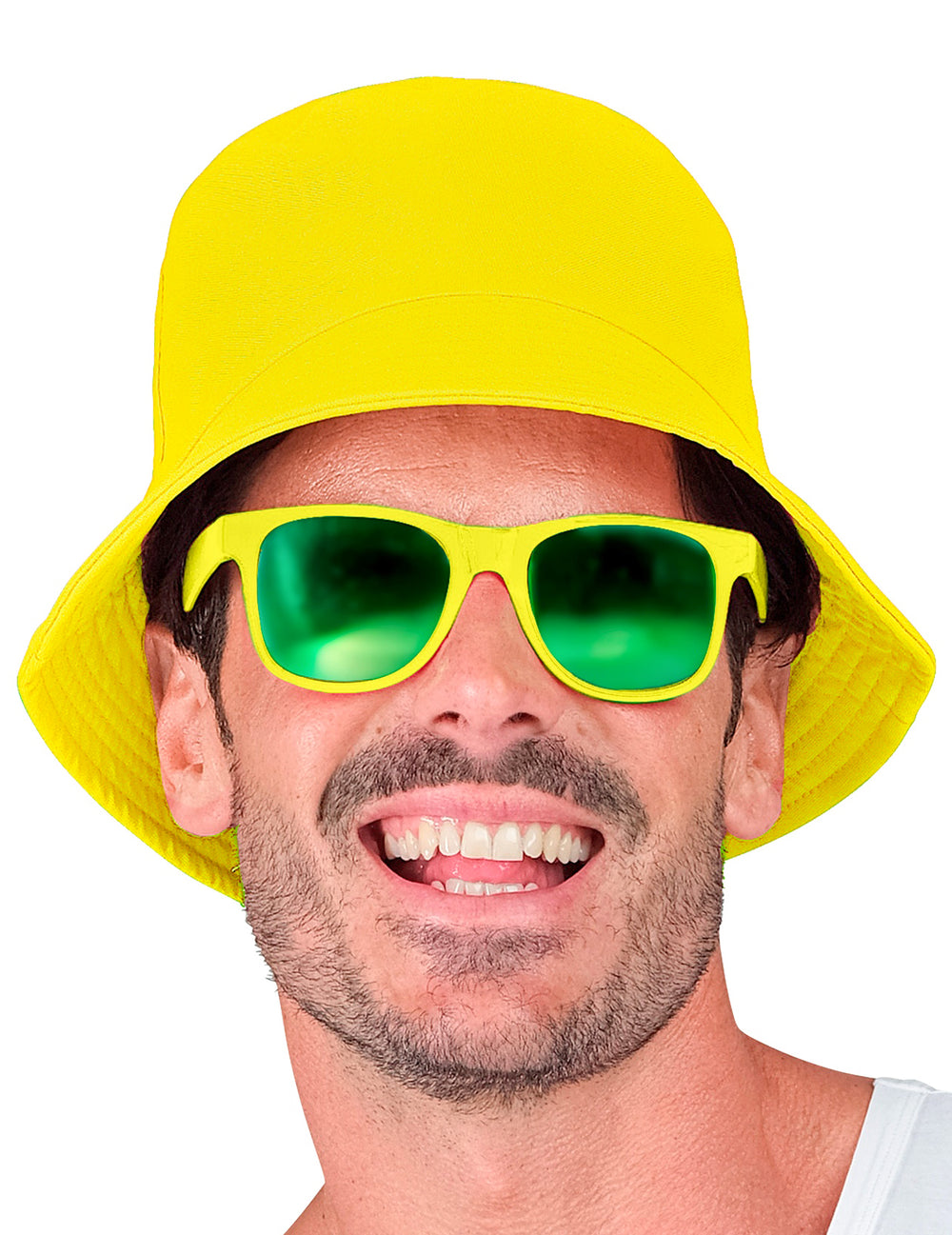Bob jaune fluo pour adulte