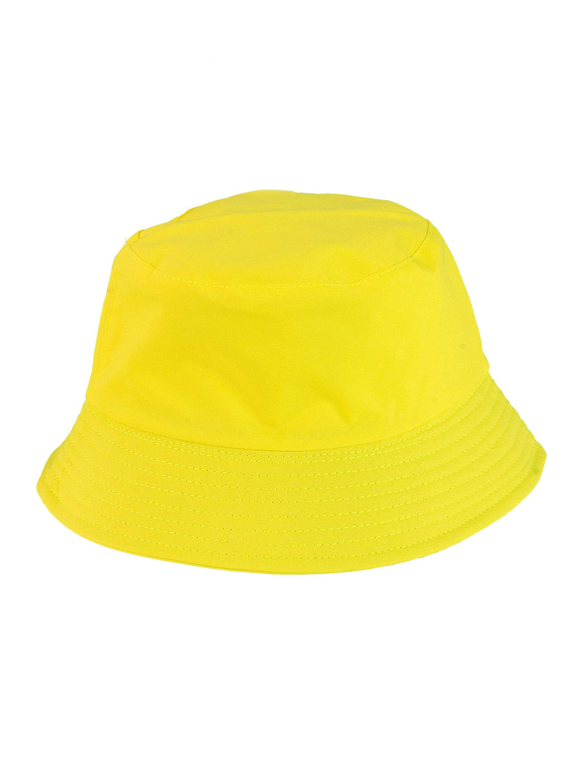 Chapéu Bob amarelo néon para adultos	
