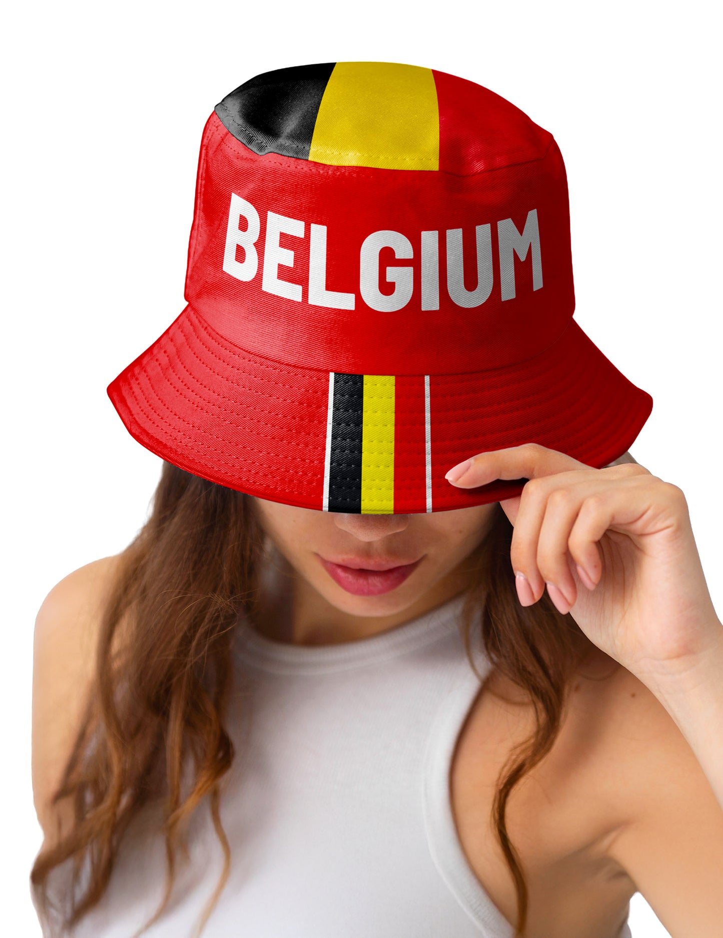 Chapéu bob de adepto da Bélgica para adulto