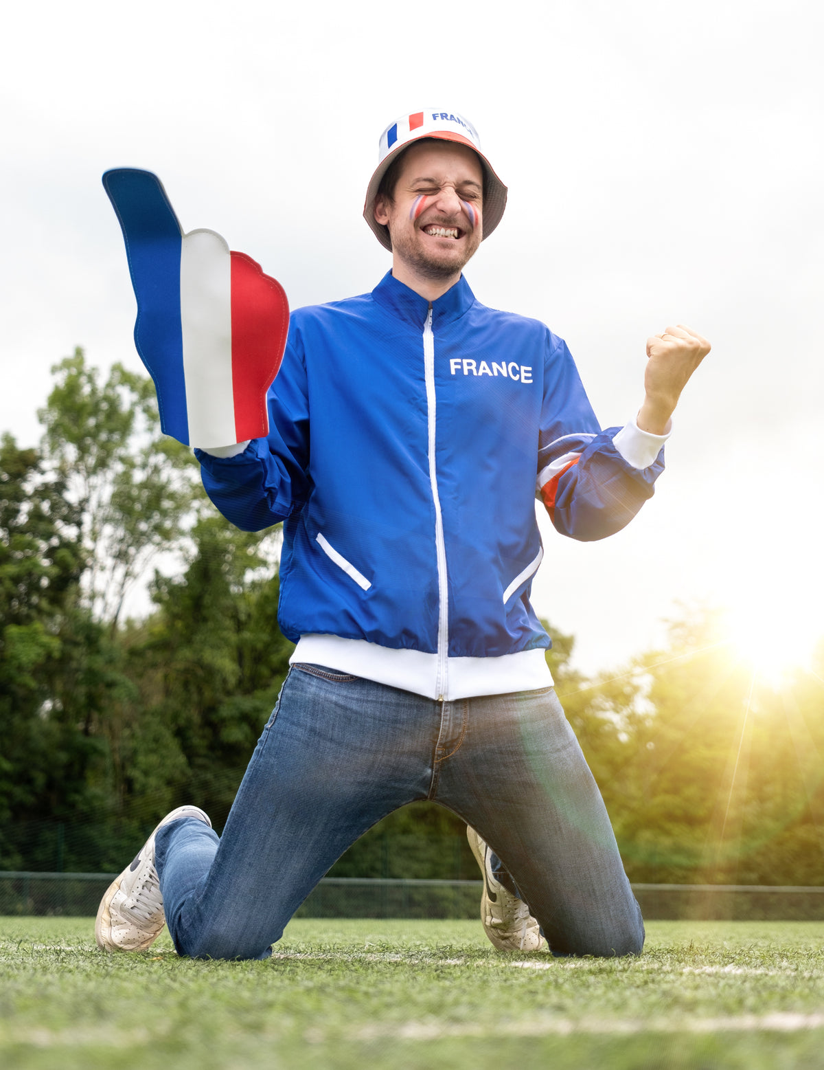 Bob apoiante França adulto	