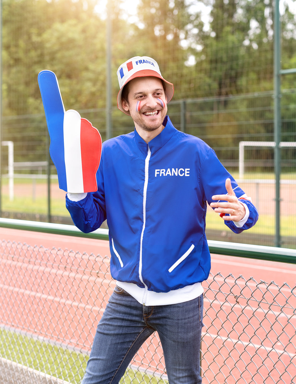 Bob apoiante França adulto	