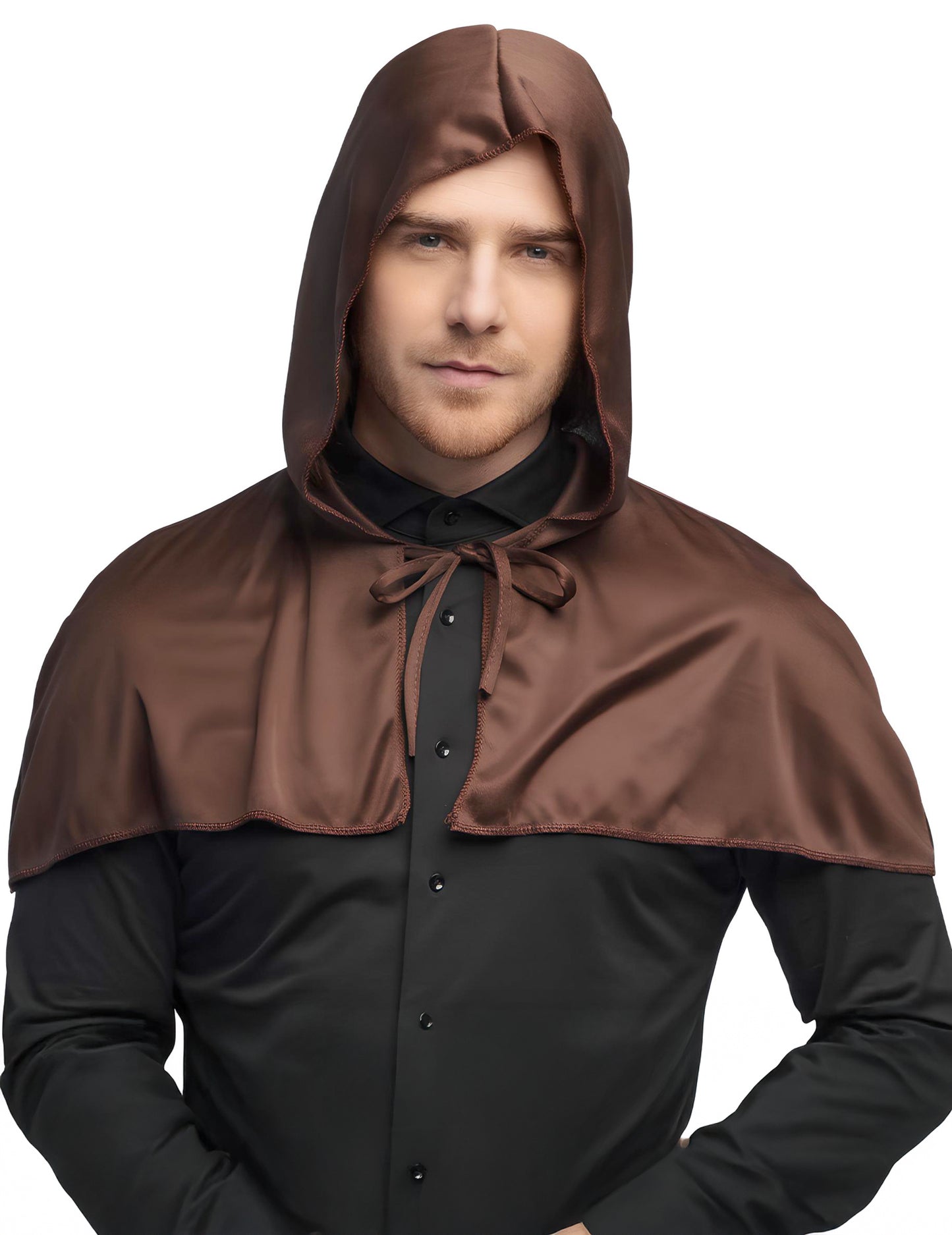 Bonnet médiéval pour adulte marron