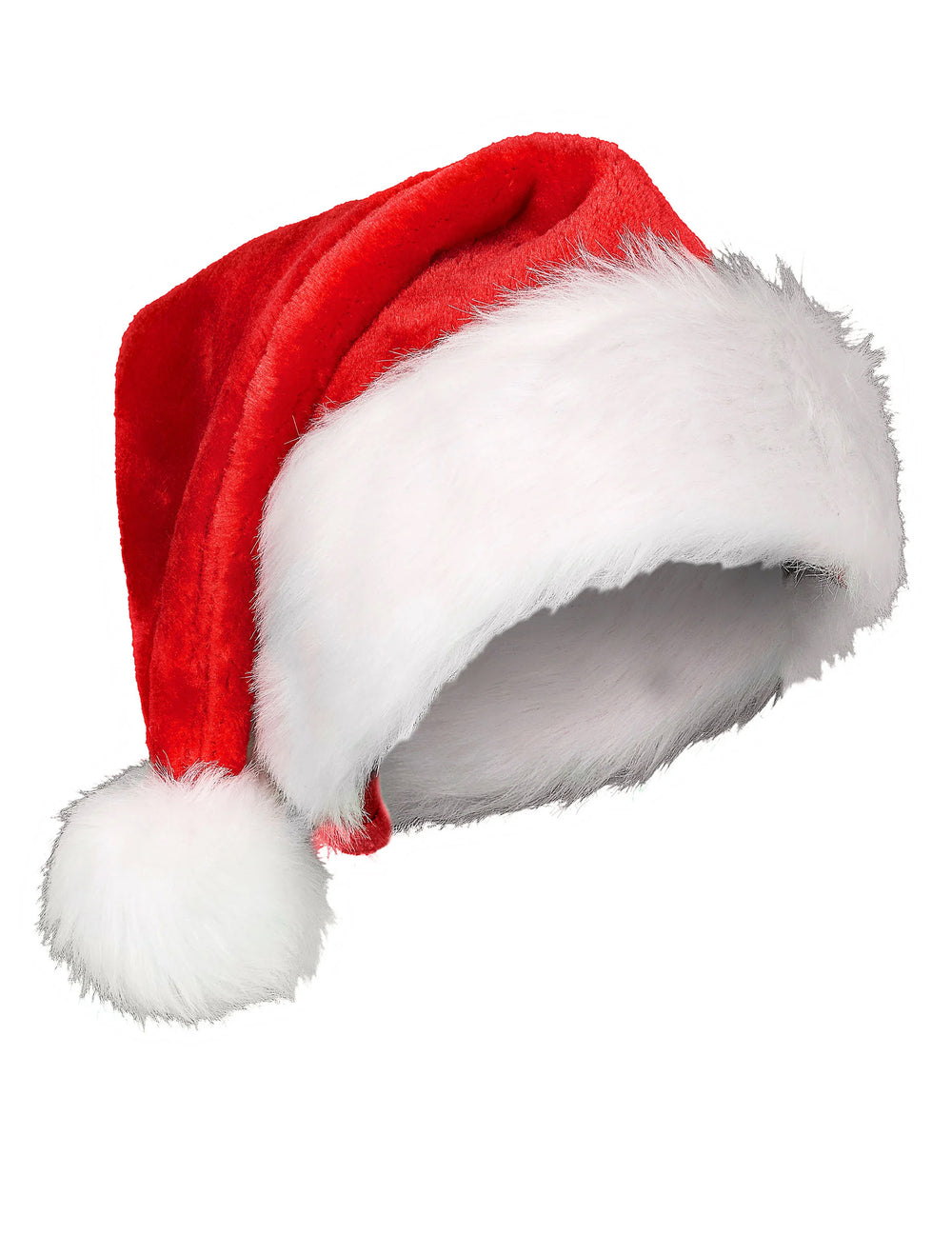 Vue de profil du bonnet de Noël