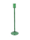 Castiçal Elegance de vidro verde escuro 30 cm