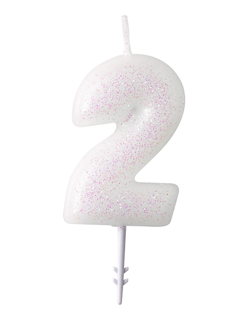 Número 2 da vela número para aniversário