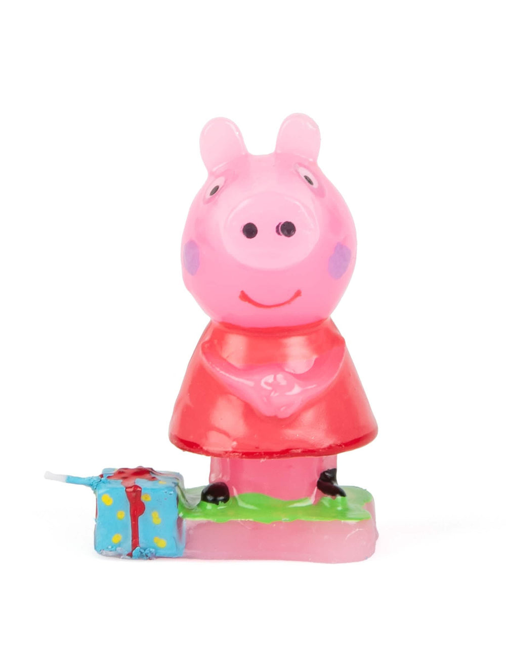 Vista frontal da vela Peppa Pig